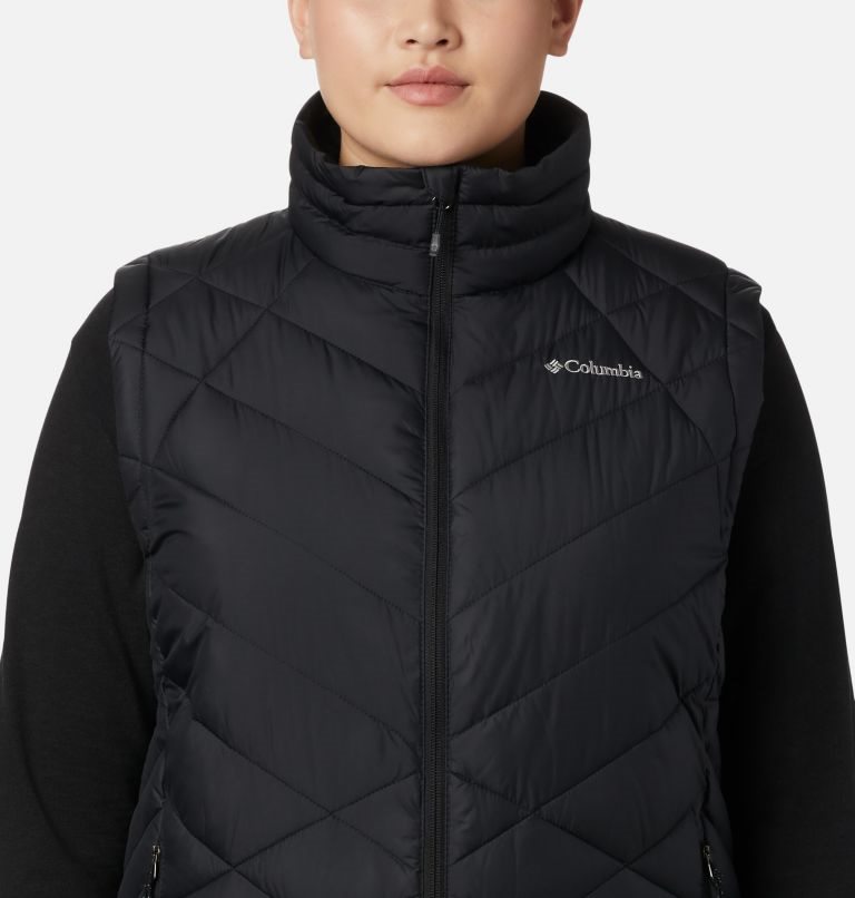 Women's Columbia Heavenly Vest Black | Plus Size CA-VA10L